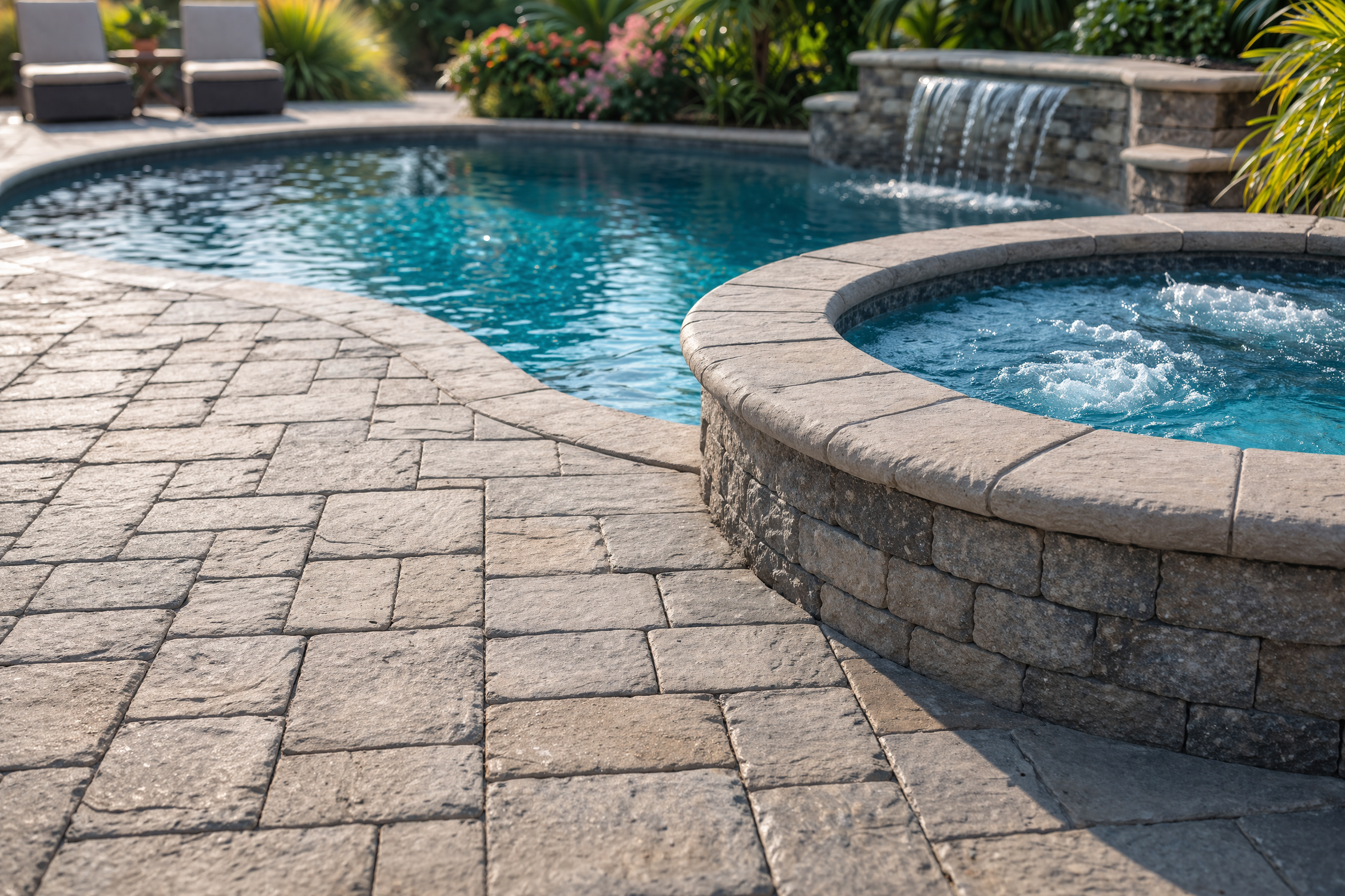 interlocking-stone-pool-spa-retaining-wall-4